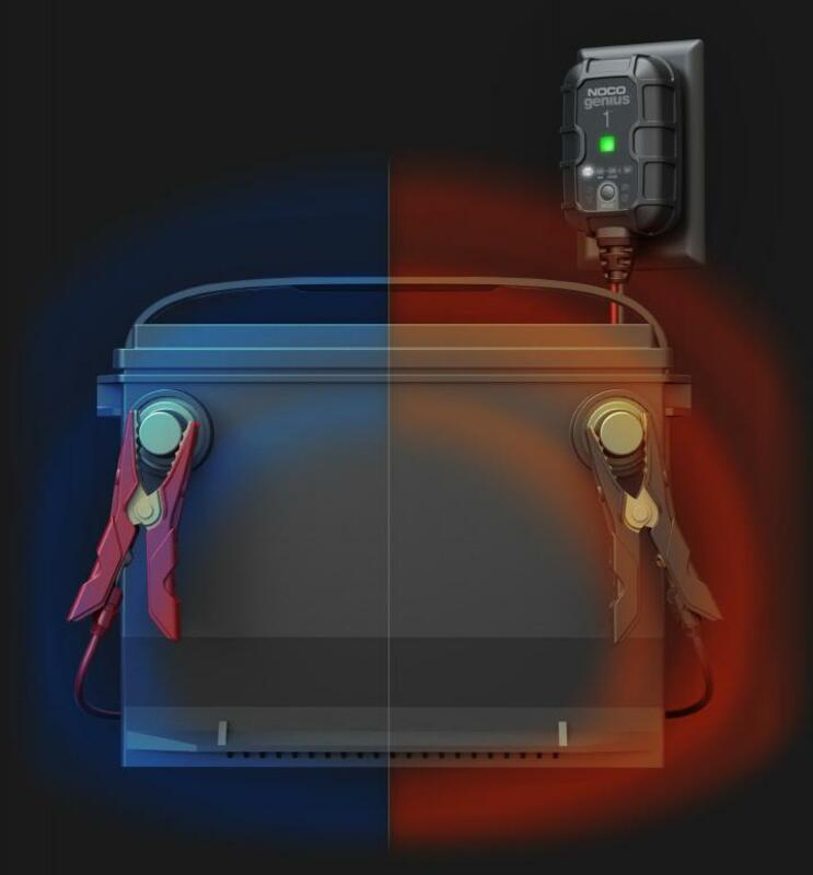Chargeur de batterie intelligent NOCO Genius1 6/12V 1A – Image 2